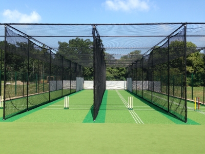 Nets A £75,000 state-of-the-art 4 lane training facility; the only one of its kind in the county