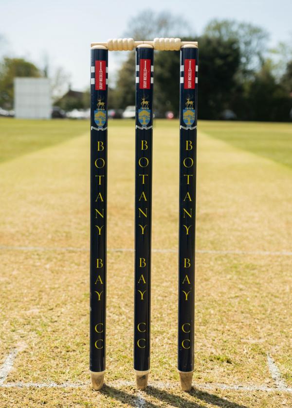And we even have our own personalised stumps!